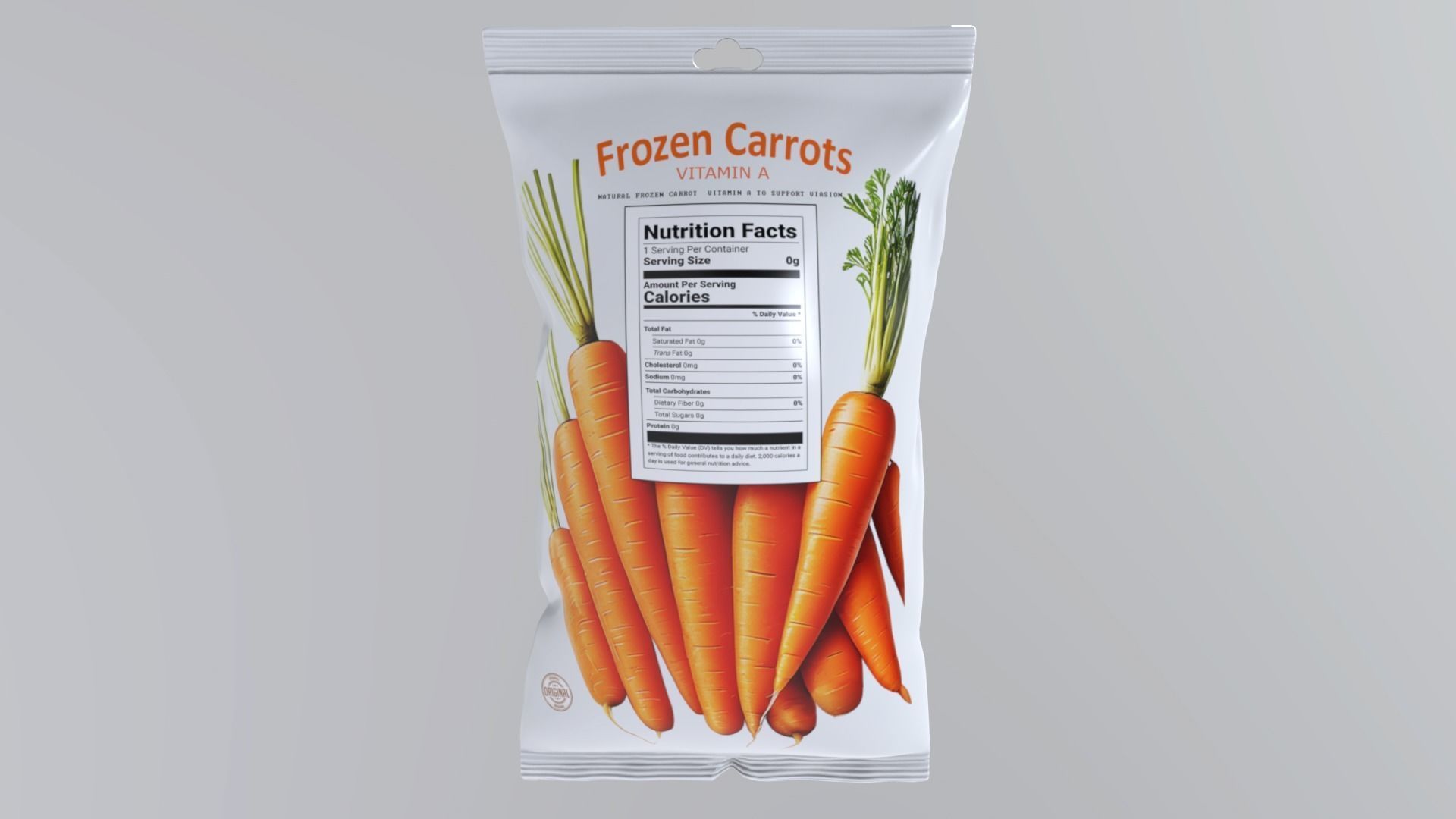 FrozenCarrots Low-poly 3D model_4