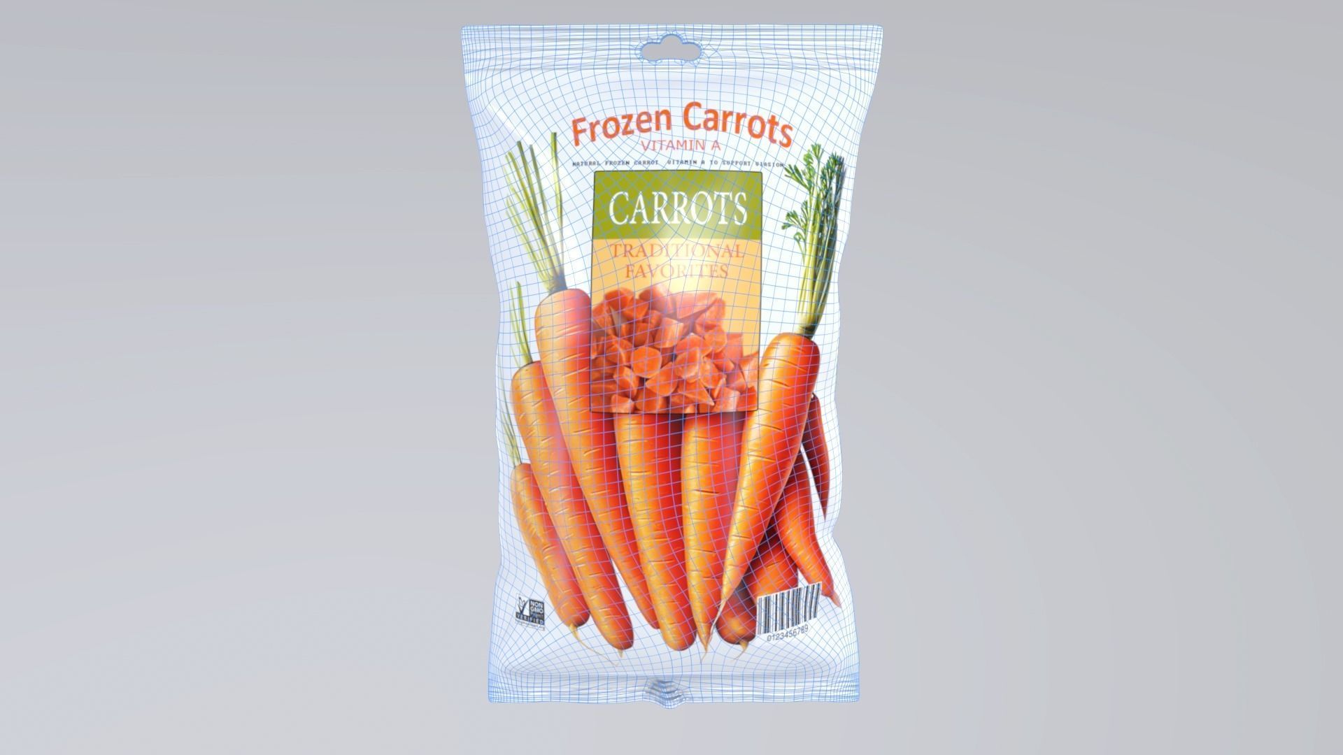FrozenCarrots Low-poly 3D model_8