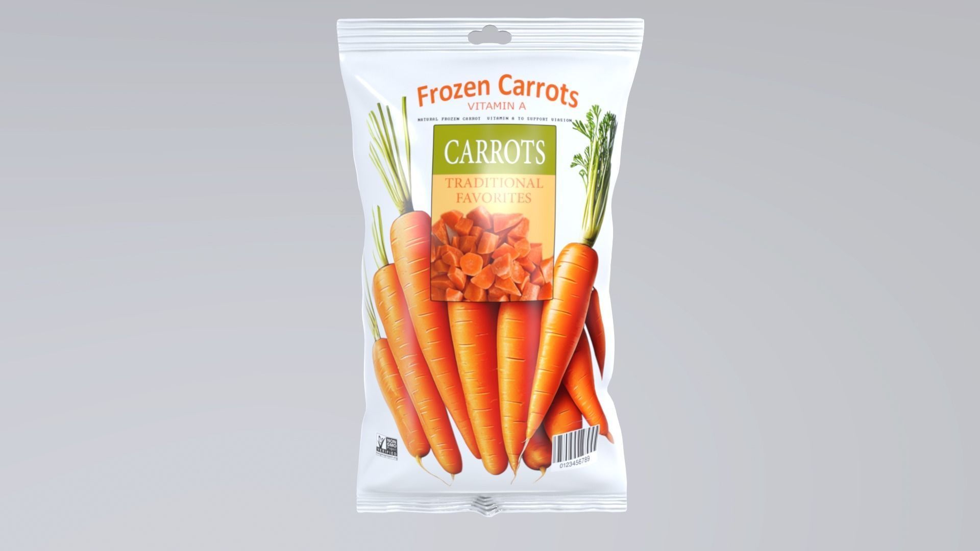 FrozenCarrots Low-poly 3D model_5