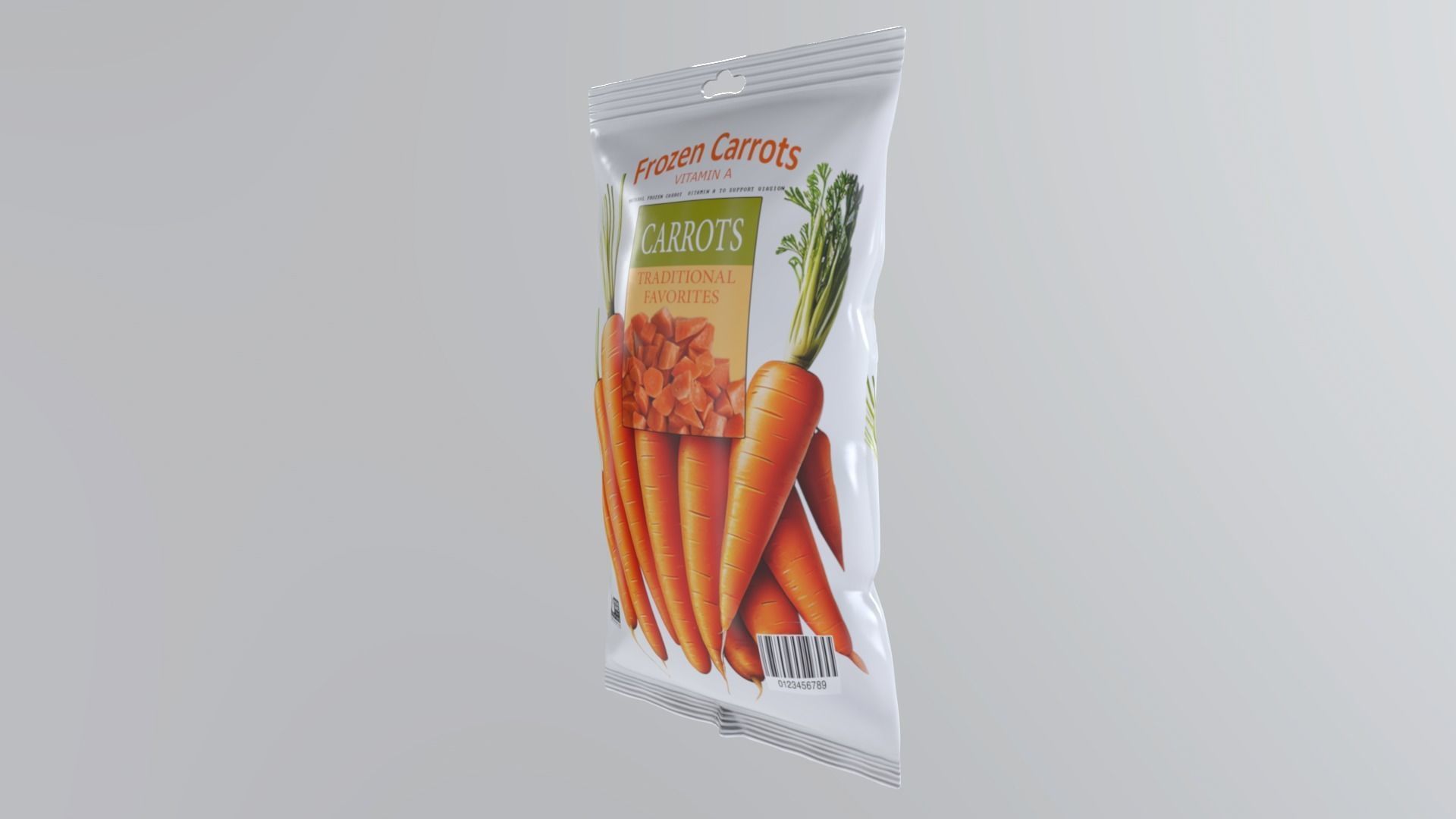 FrozenCarrots Low-poly 3D model_10
