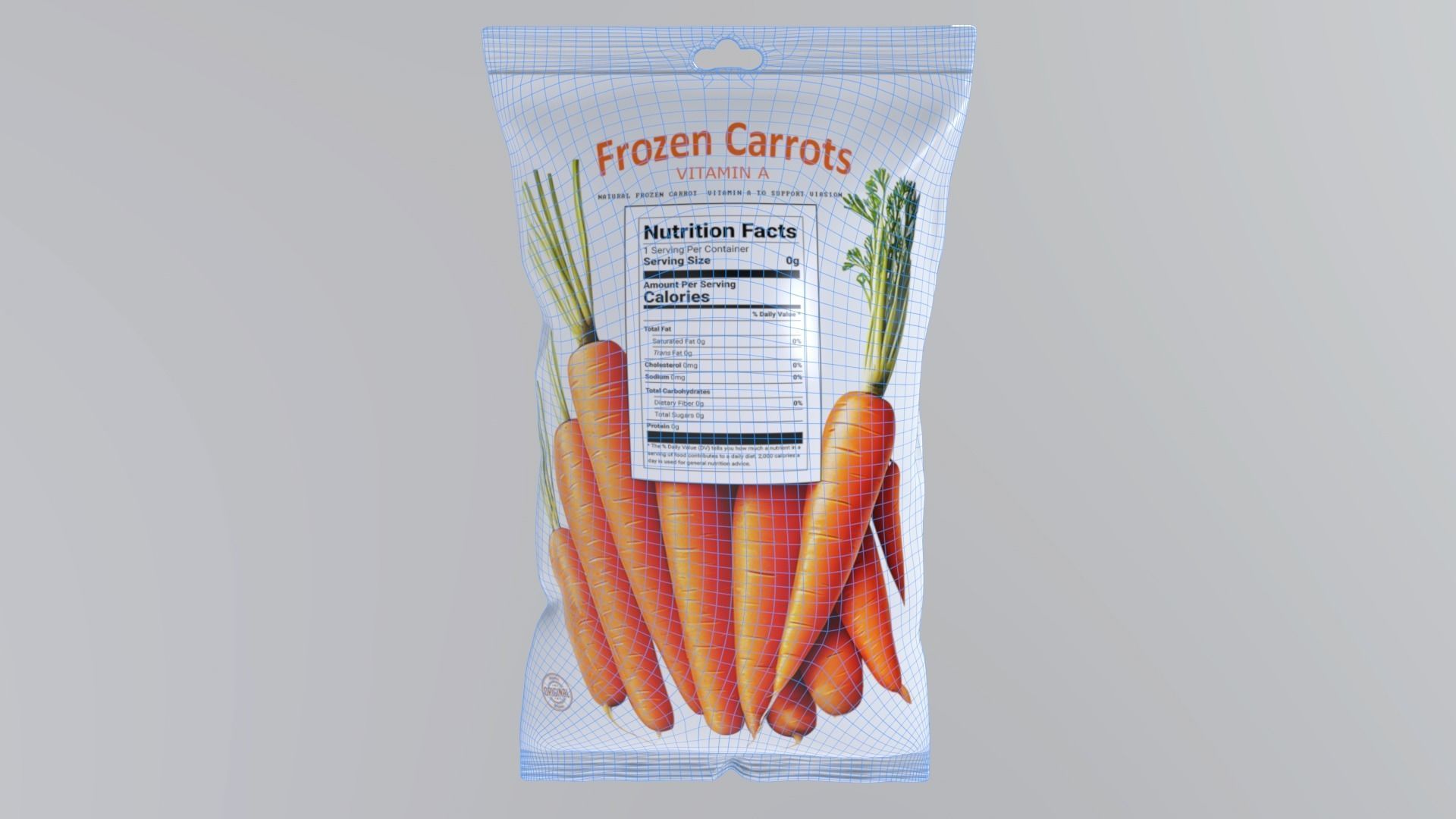 FrozenCarrots Low-poly 3D model_7