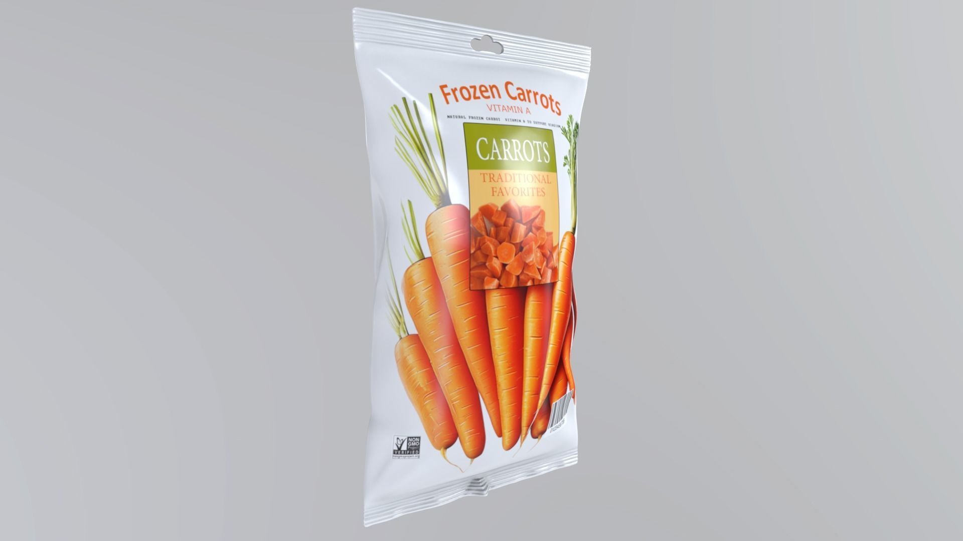 FrozenCarrots Low-poly 3D model_2
