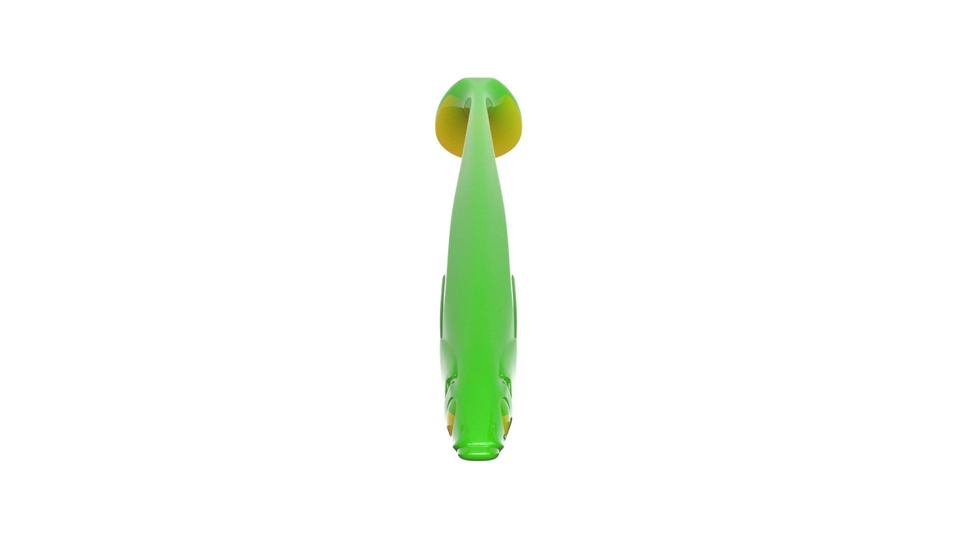 Soft fishing lure 130mm 3D print model_5