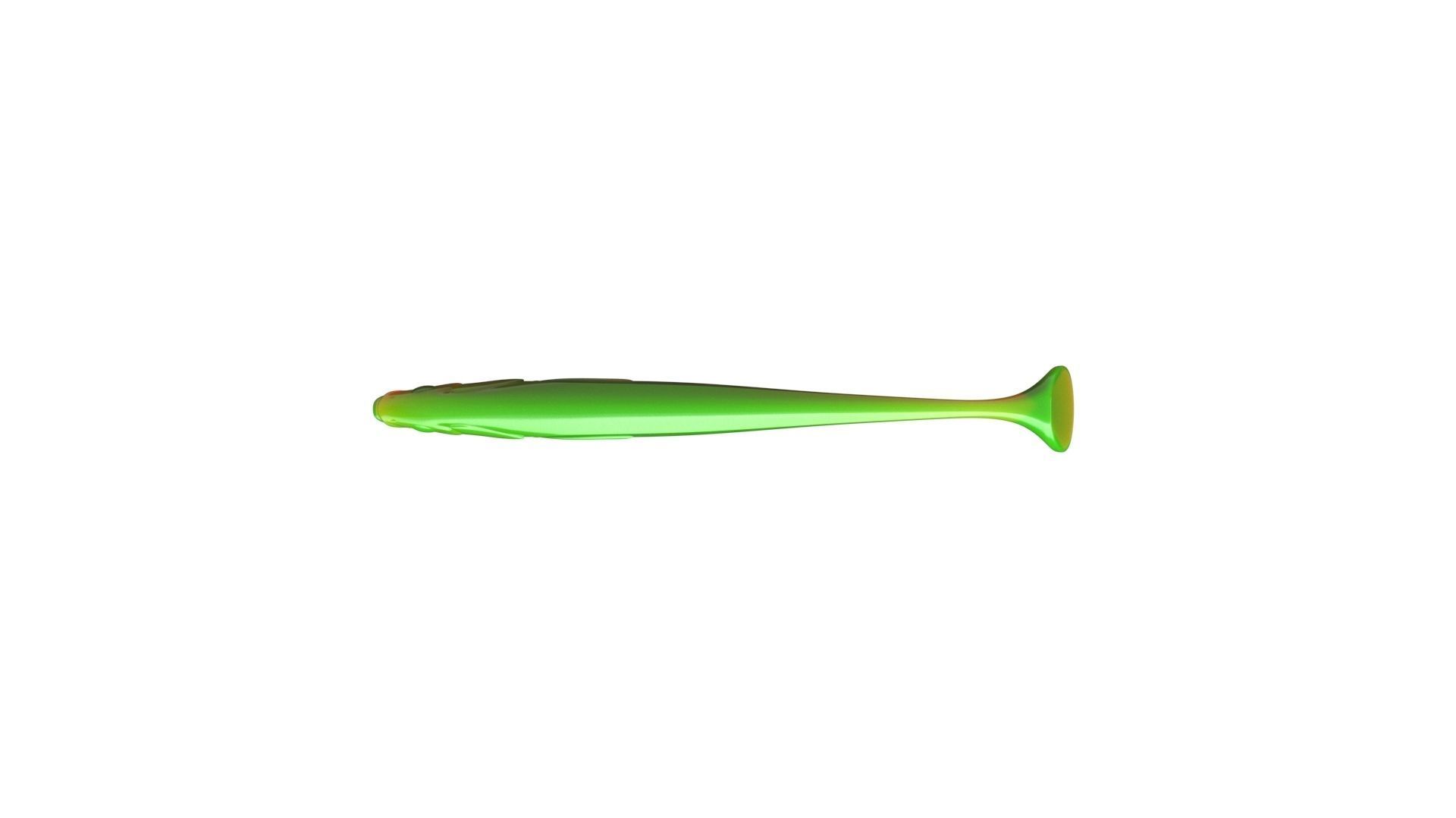 Soft fishing lure 130mm 3D print model_16