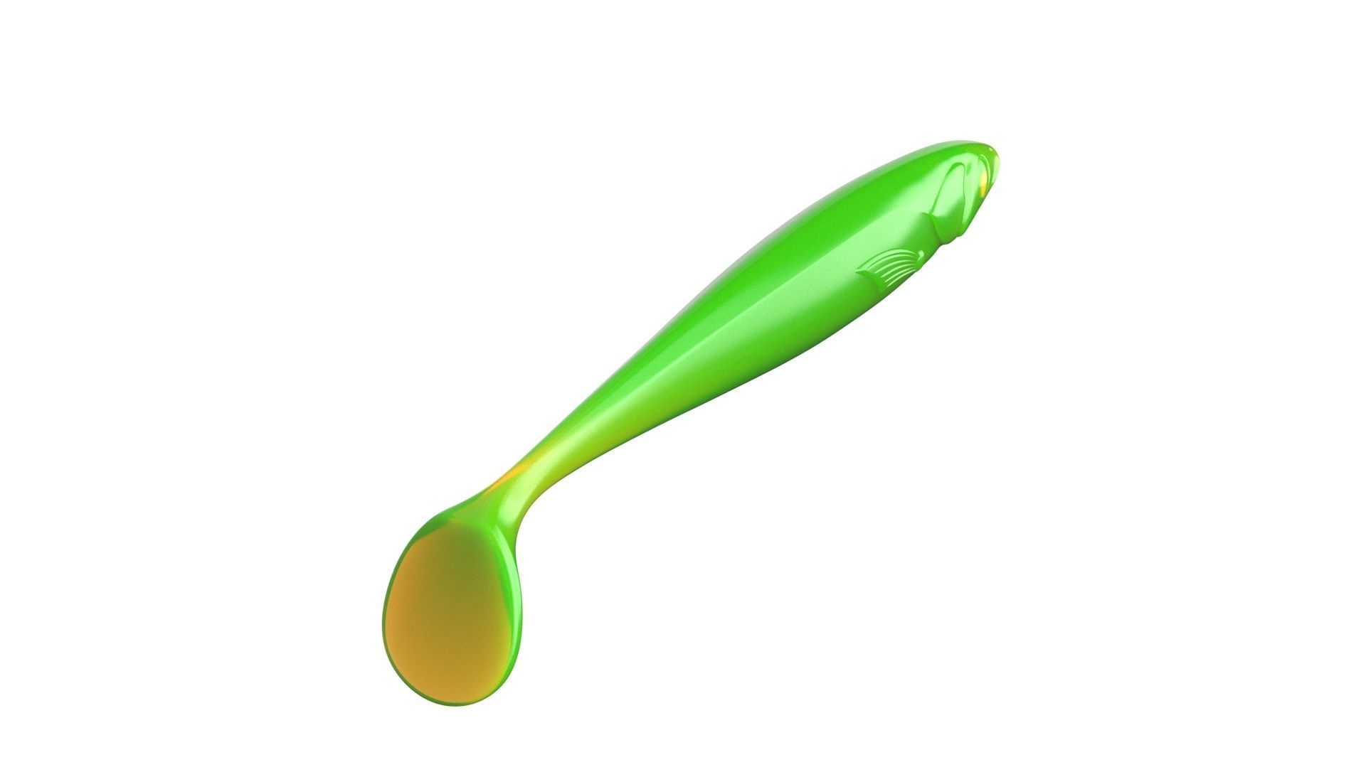 Soft fishing lure 130mm 3D print model_11