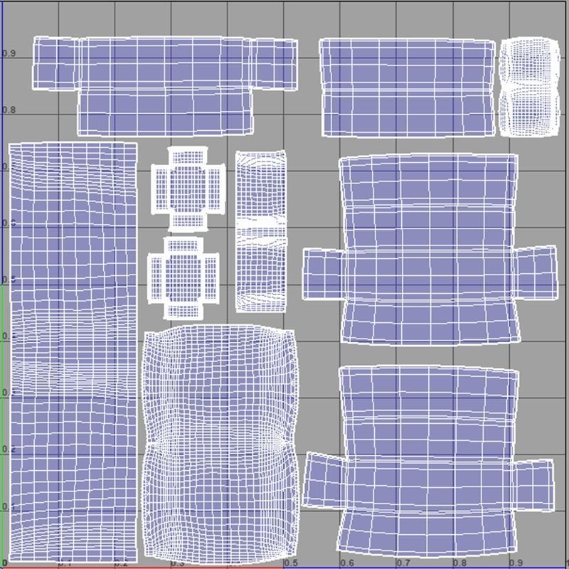 Cheese Low-poly 3D model_8