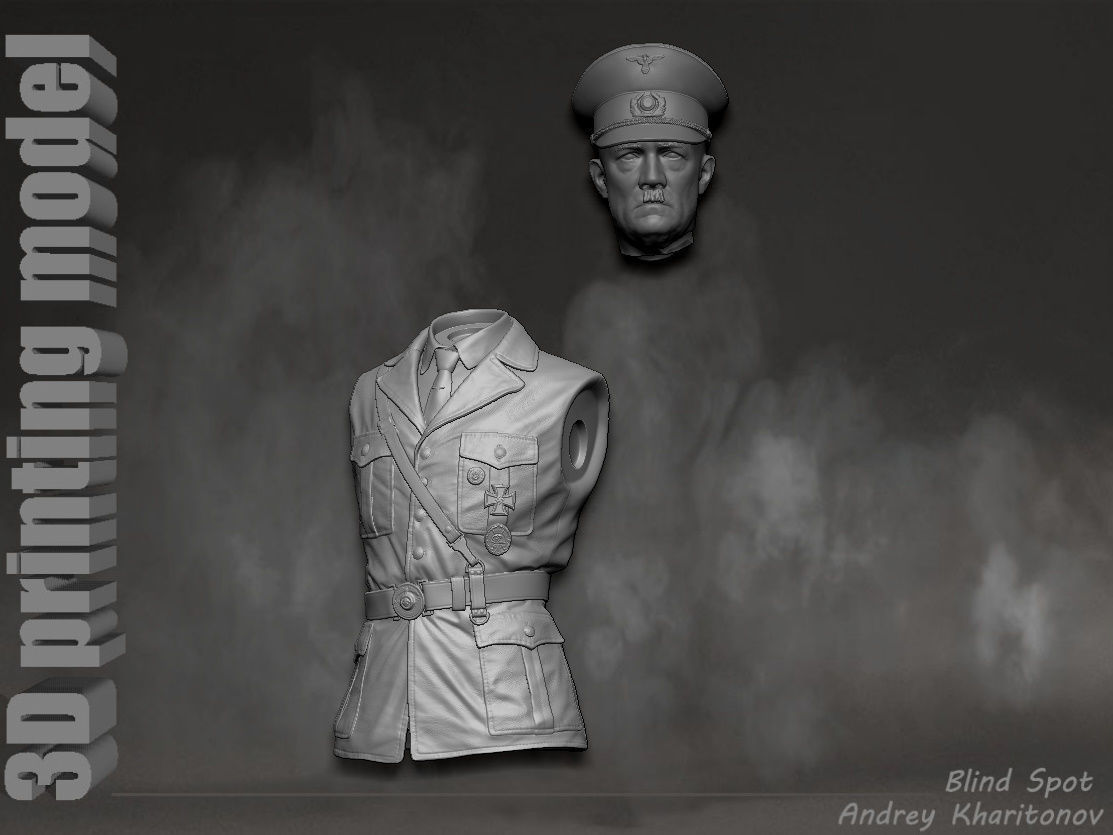 Adolf Hitler 3D print model_27