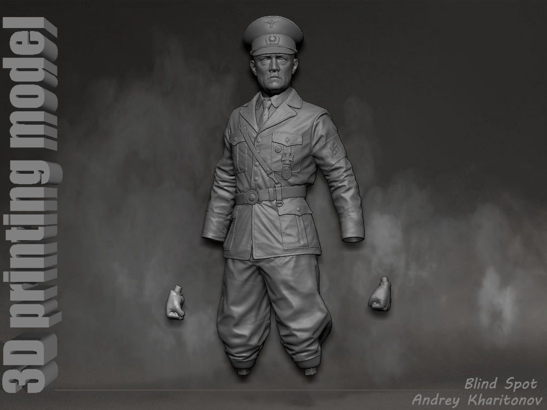 Adolf Hitler 3D print model_24