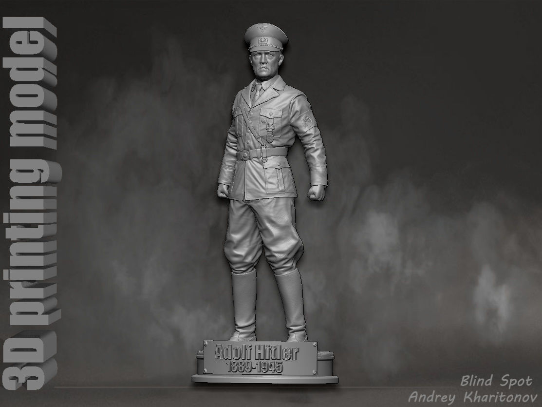 Adolf Hitler 3D print model_15