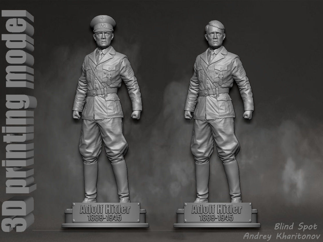 Adolf Hitler 3D print model_1