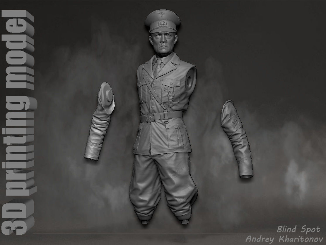 Adolf Hitler 3D print model_25