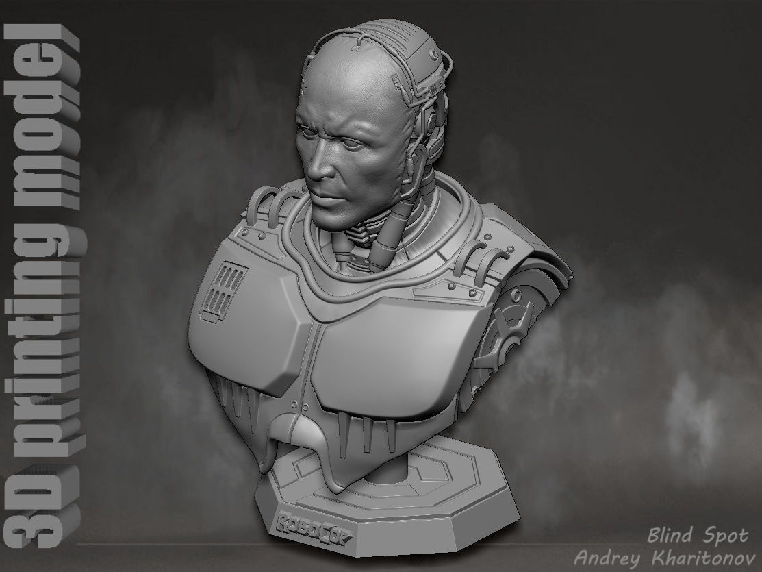 Robocop 3D print model_21