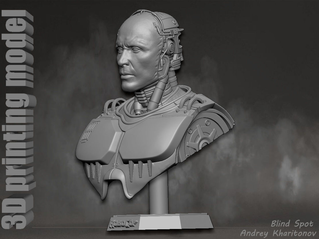 Robocop 3D print model_4