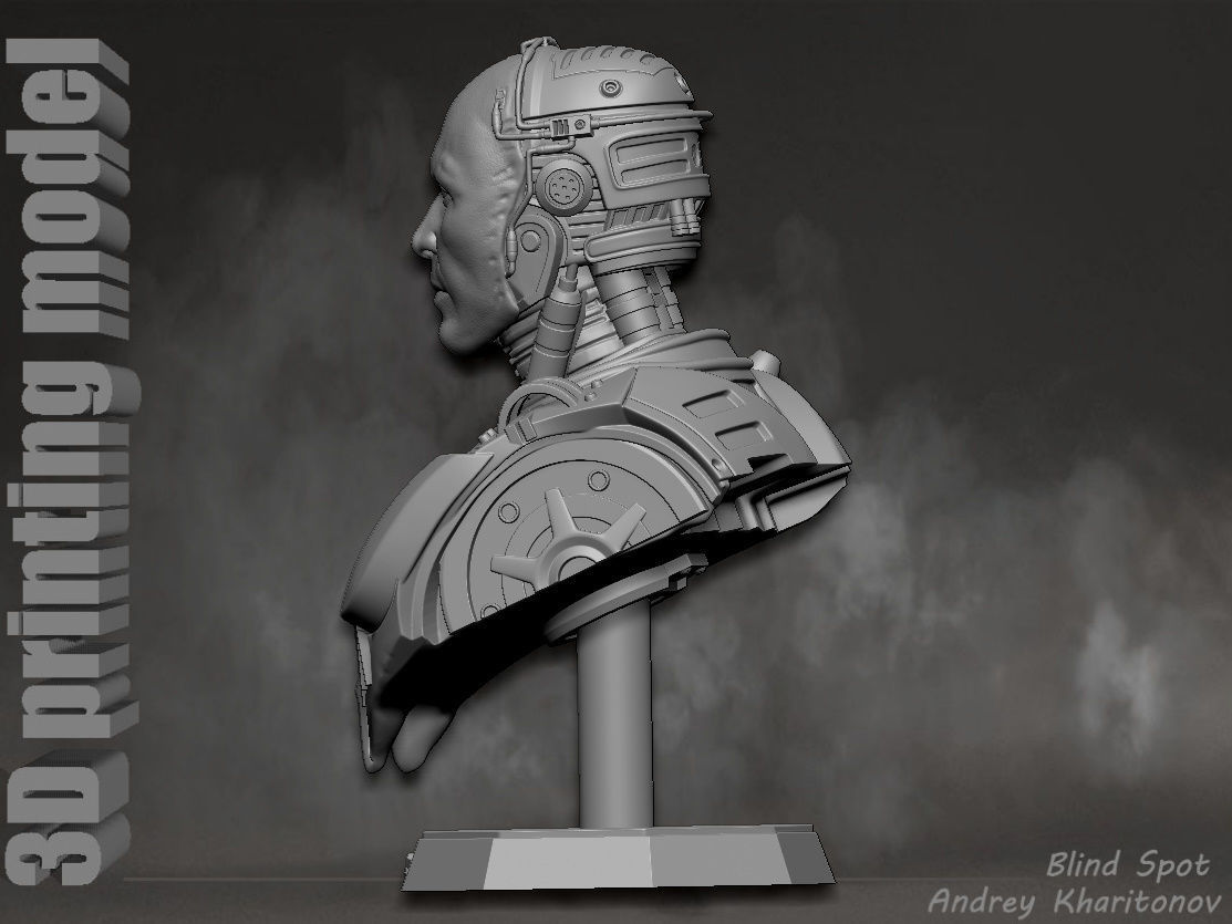 Robocop 3D print model_7
