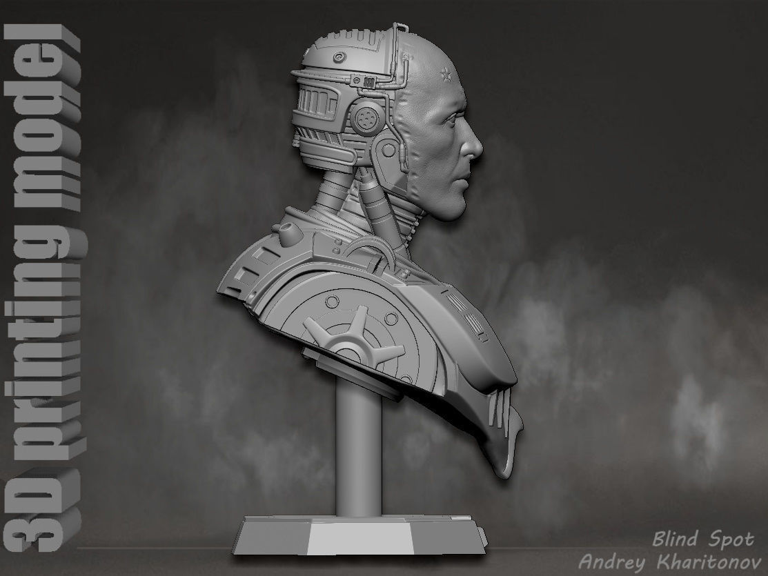 Robocop 3D print model_14