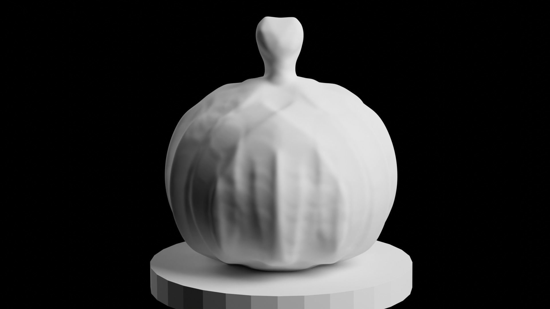 PUMPKIN MONSTER 3D print model_5