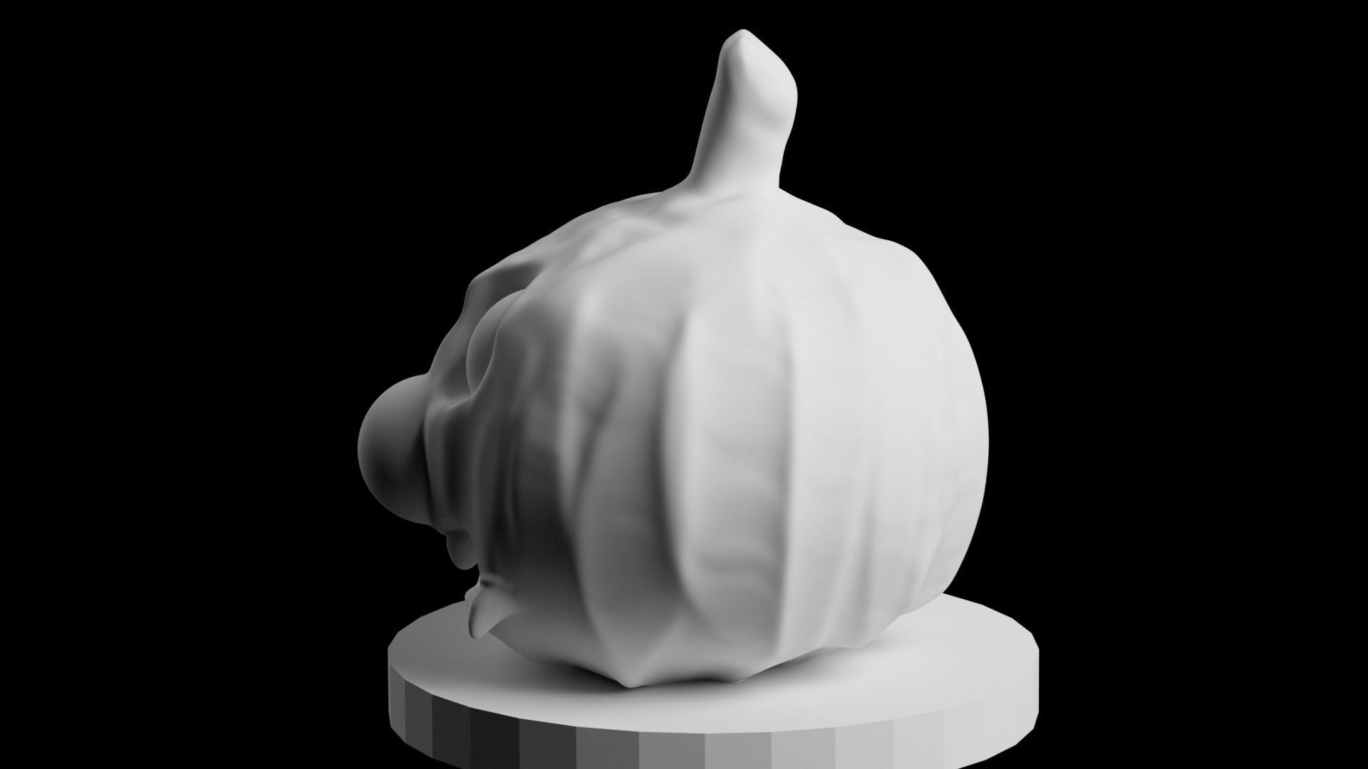 PUMPKIN MONSTER 3D print model_7