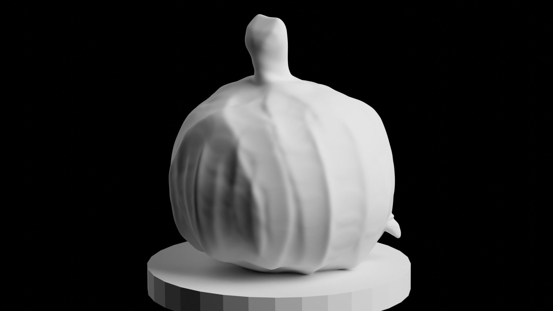 PUMPKIN MONSTER 3D print model_4