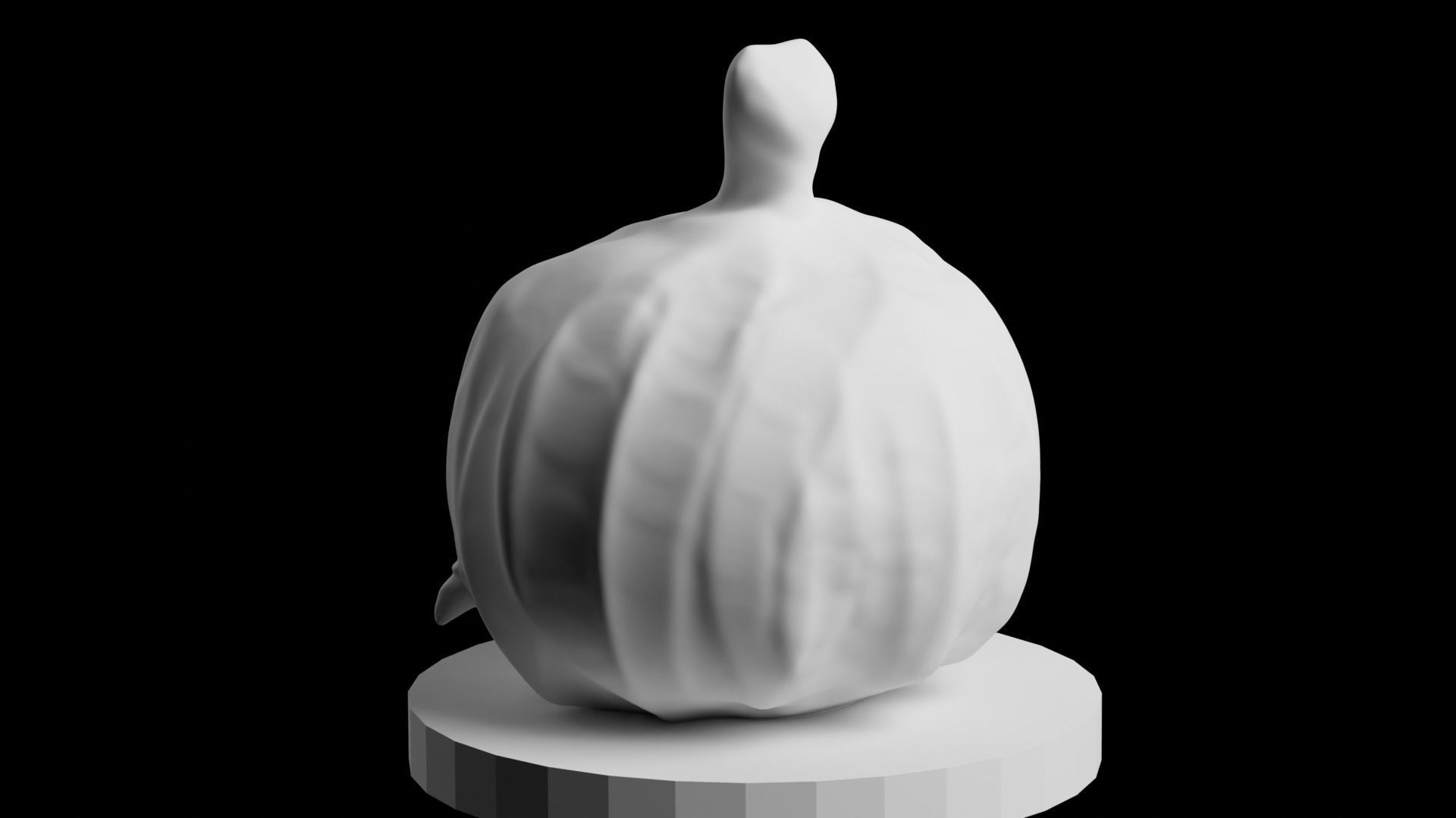 PUMPKIN MONSTER 3D print model_6
