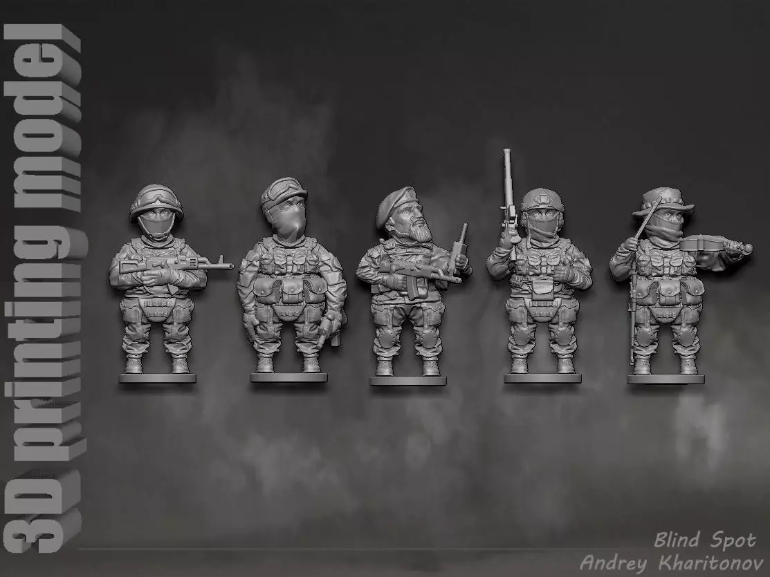 Russian soldier 3D print model