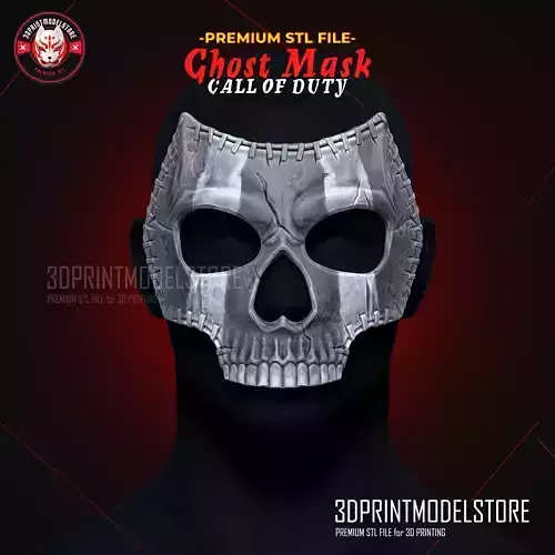 Ghost Mask Call of Duty Cosplay Halloween 3D print model