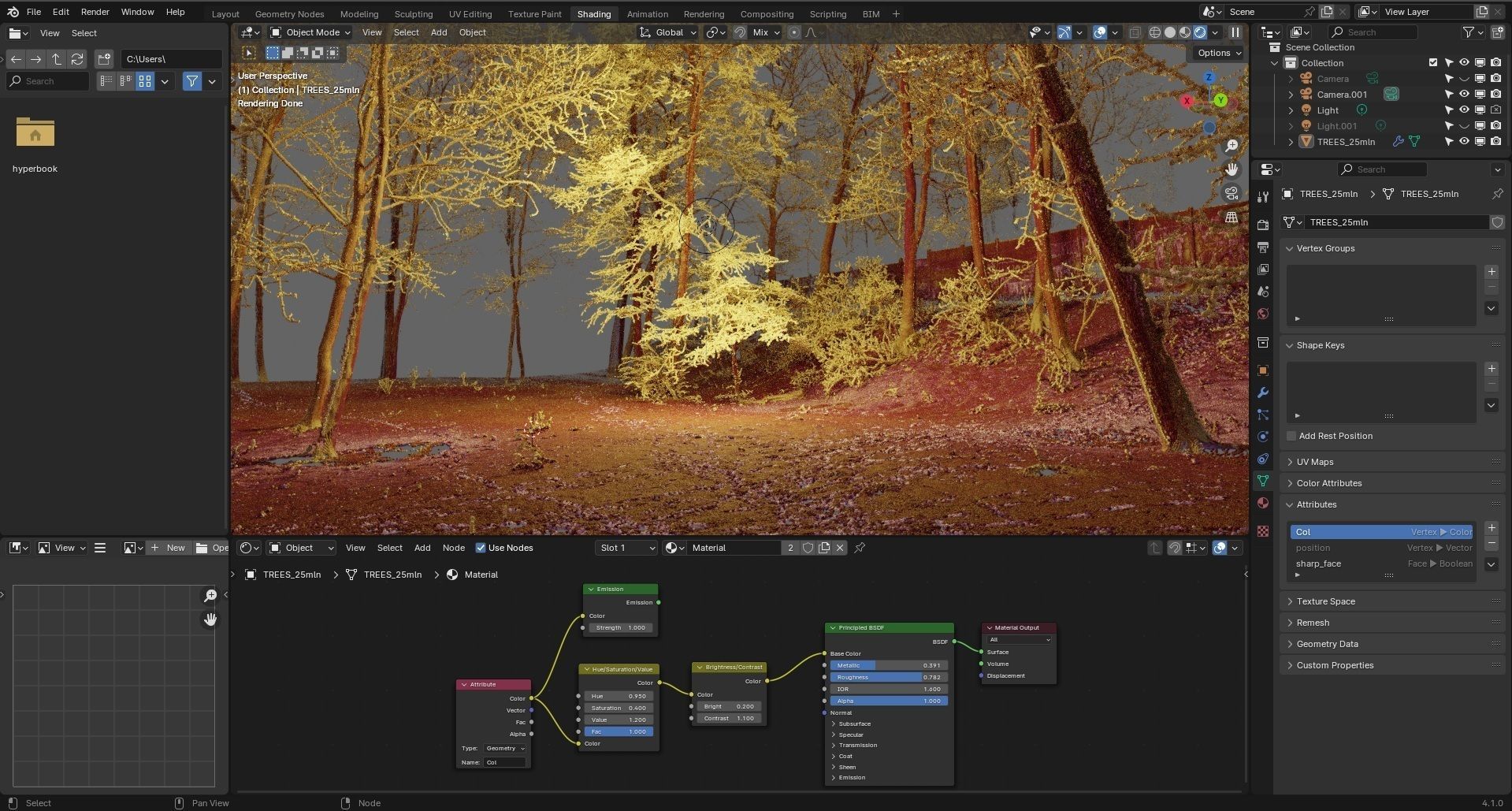 Trees In The Park - Point Cloud 3D model_8