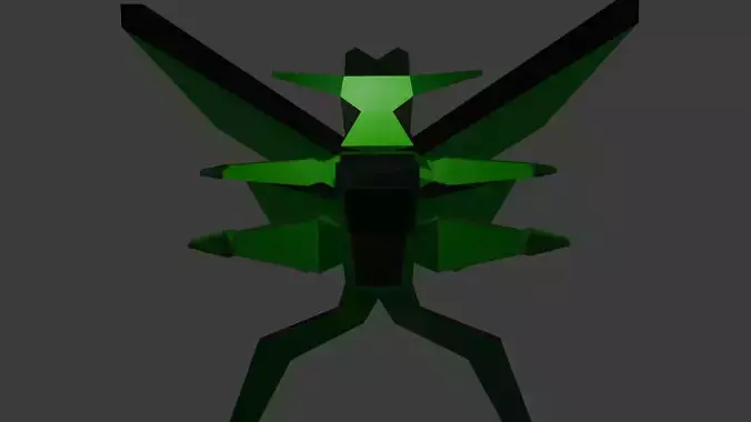 Simple Alien - Low Poly