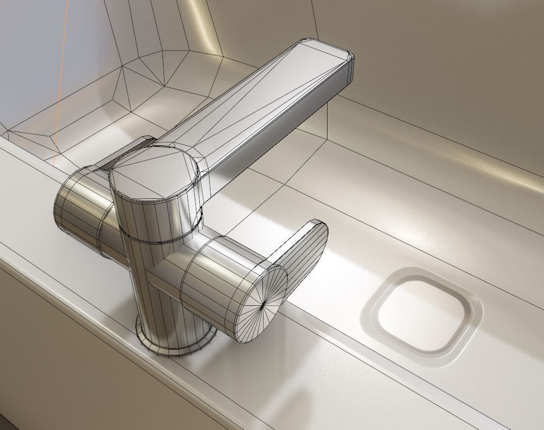 Bathroom Interior Package 3 3D Model Collection_16