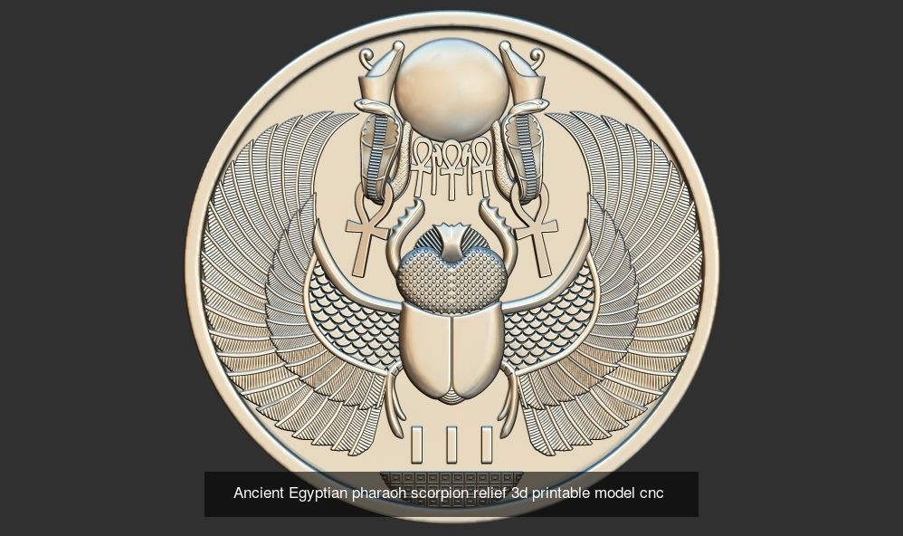 Ancient Egyptian Relief CNC 3D Printable models  3D Model Collection_6
