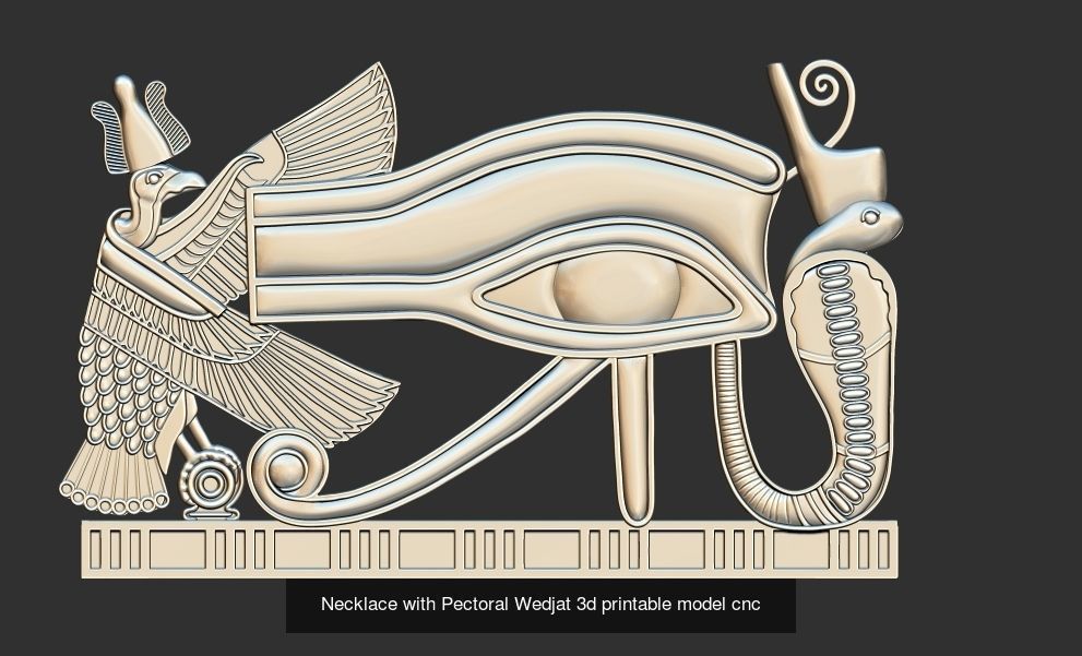 Ancient Egyptian Relief CNC 3D Printable models  3D Model Collection_2
