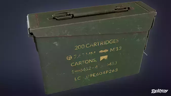 MILITARY - Ammo Box 01 - LOW POLY