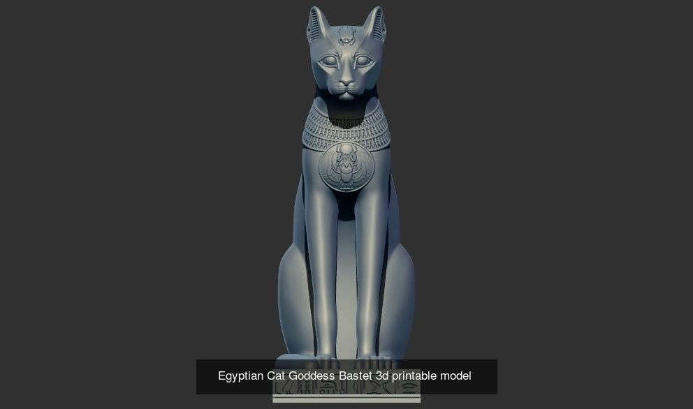 Ancient Egyptian Pharaoh animals 3D Model Collection_7
