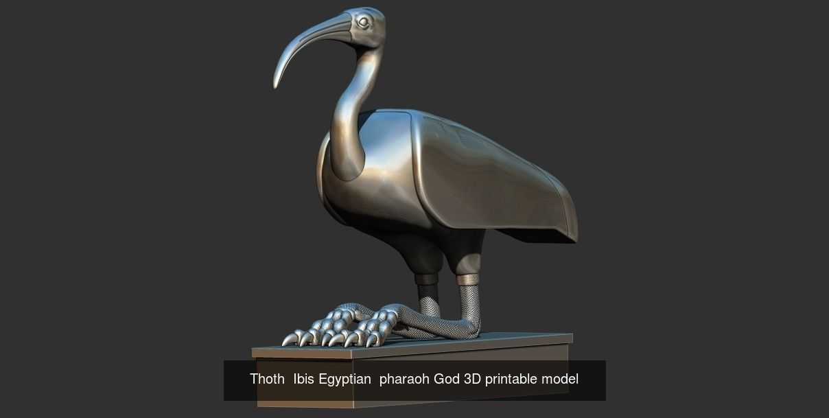 Ancient Egyptian Pharaoh animals 3D Model Collection_12