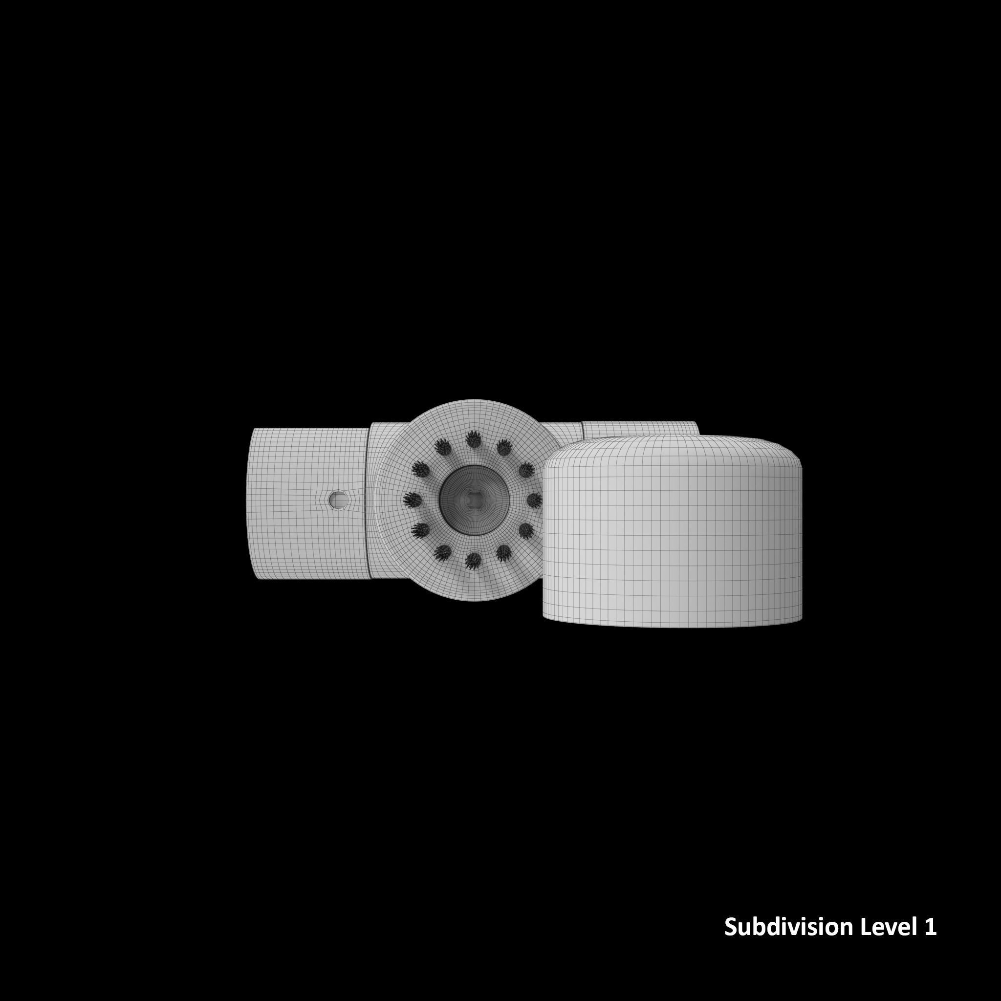 SO Terminal cleaner with side Terminal brush Low-poly 3D model_21