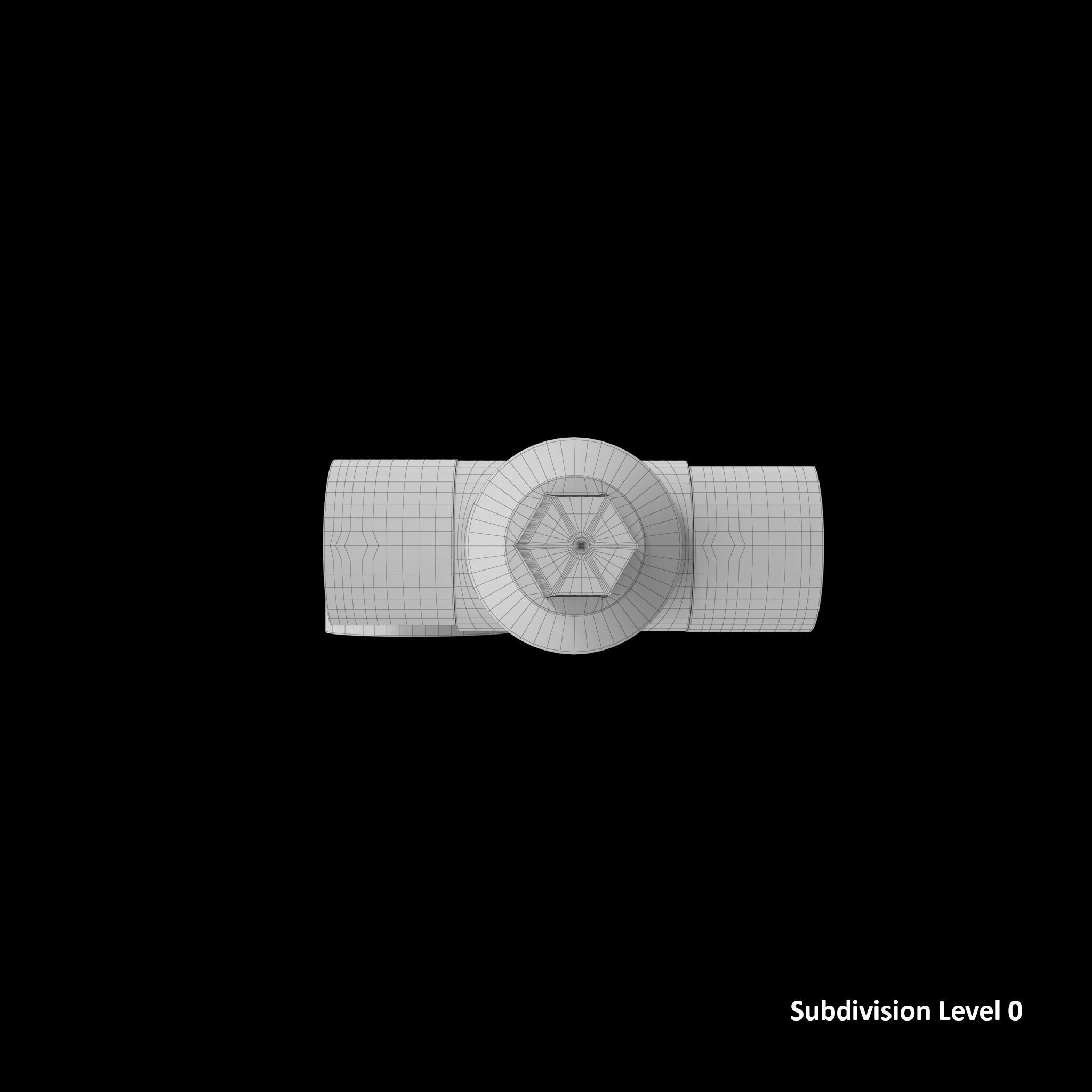 SO Terminal cleaner with side Terminal brush Low-poly 3D model_16