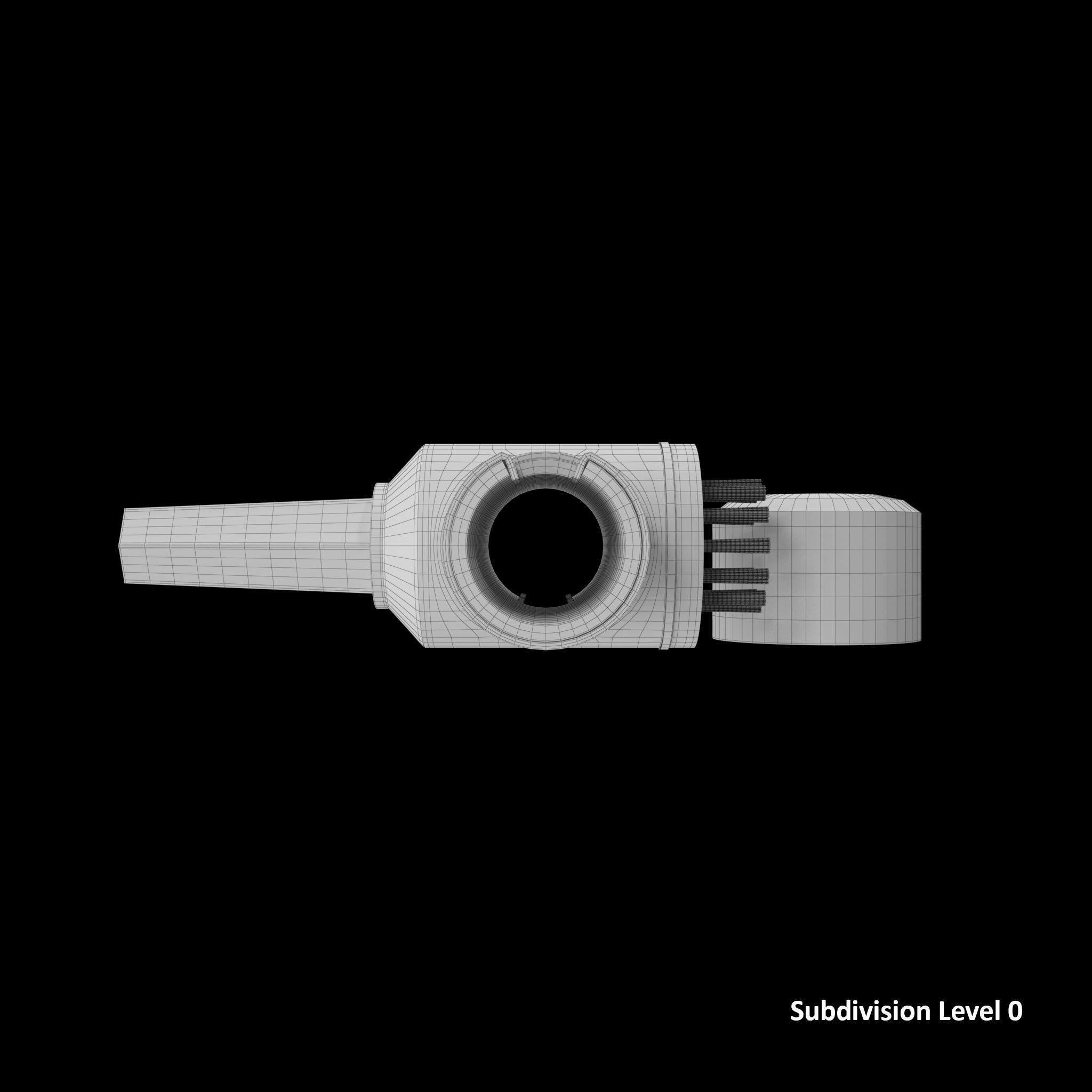 SO Terminal cleaner with side Terminal brush Low-poly 3D model_18