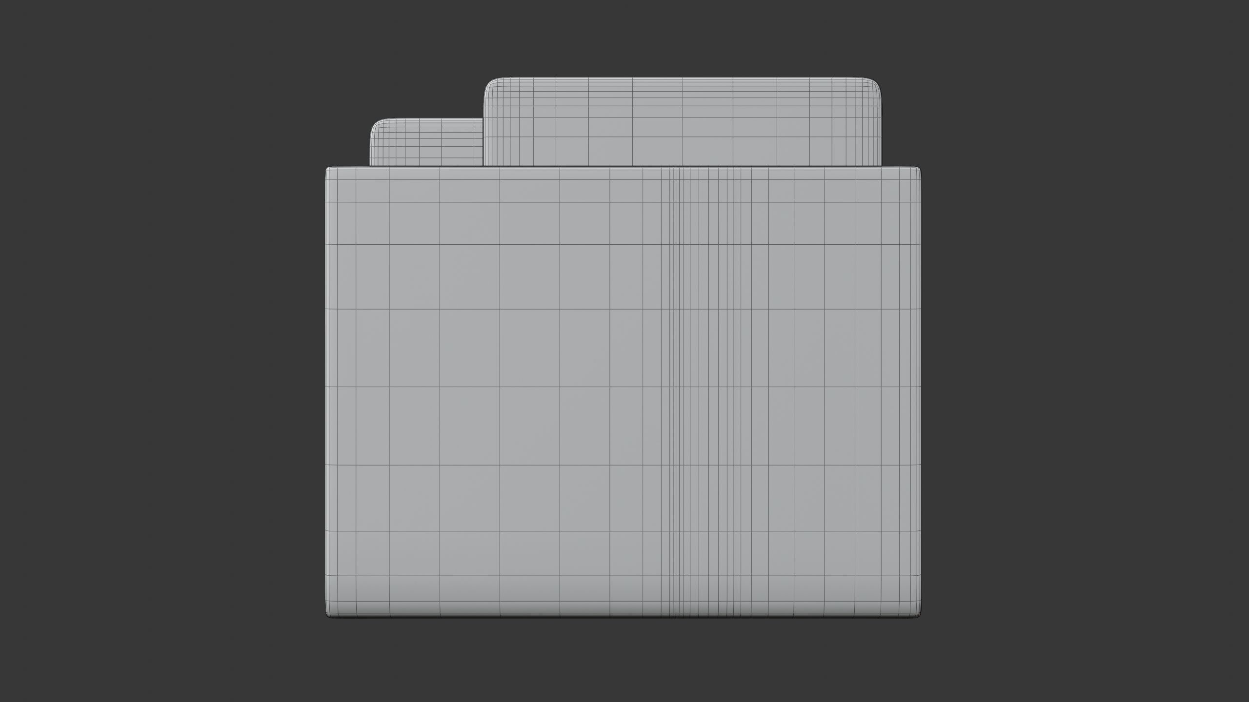 Medical Record Folder 3D Icon 3D model_8