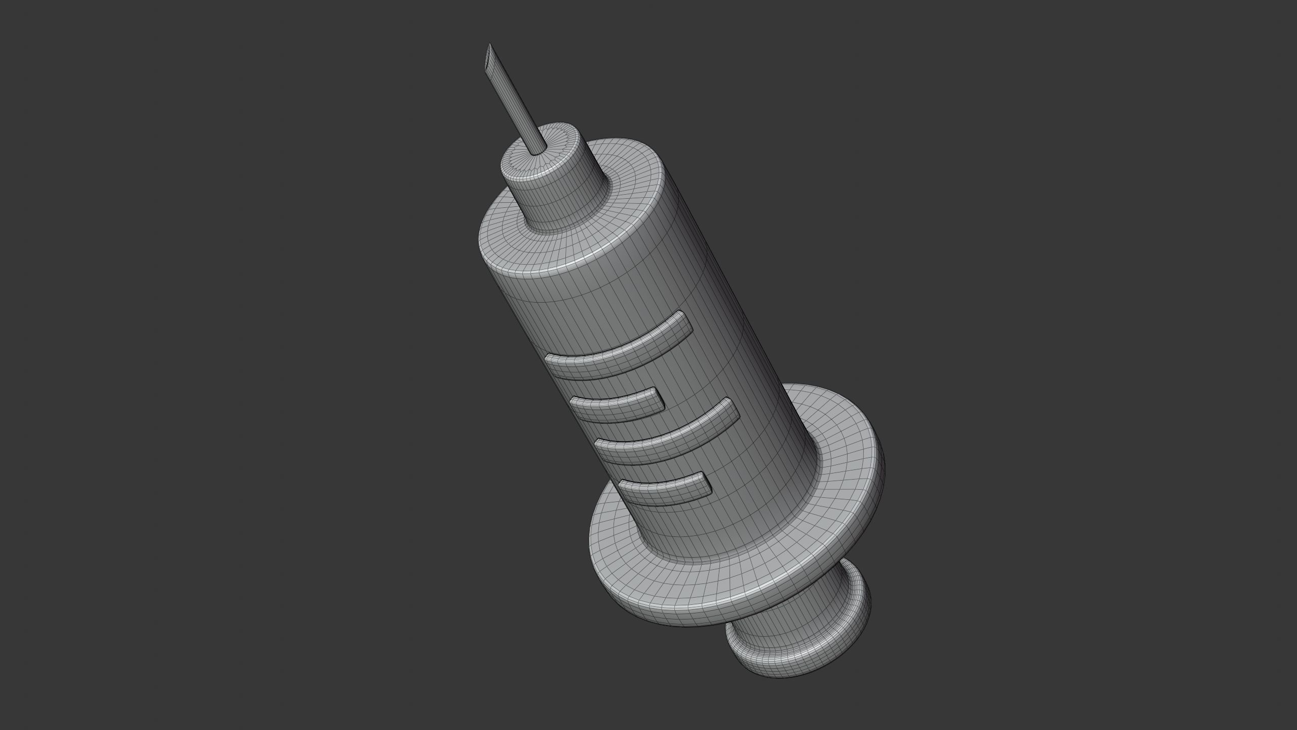 Syringe 3D Icon 3D model_7