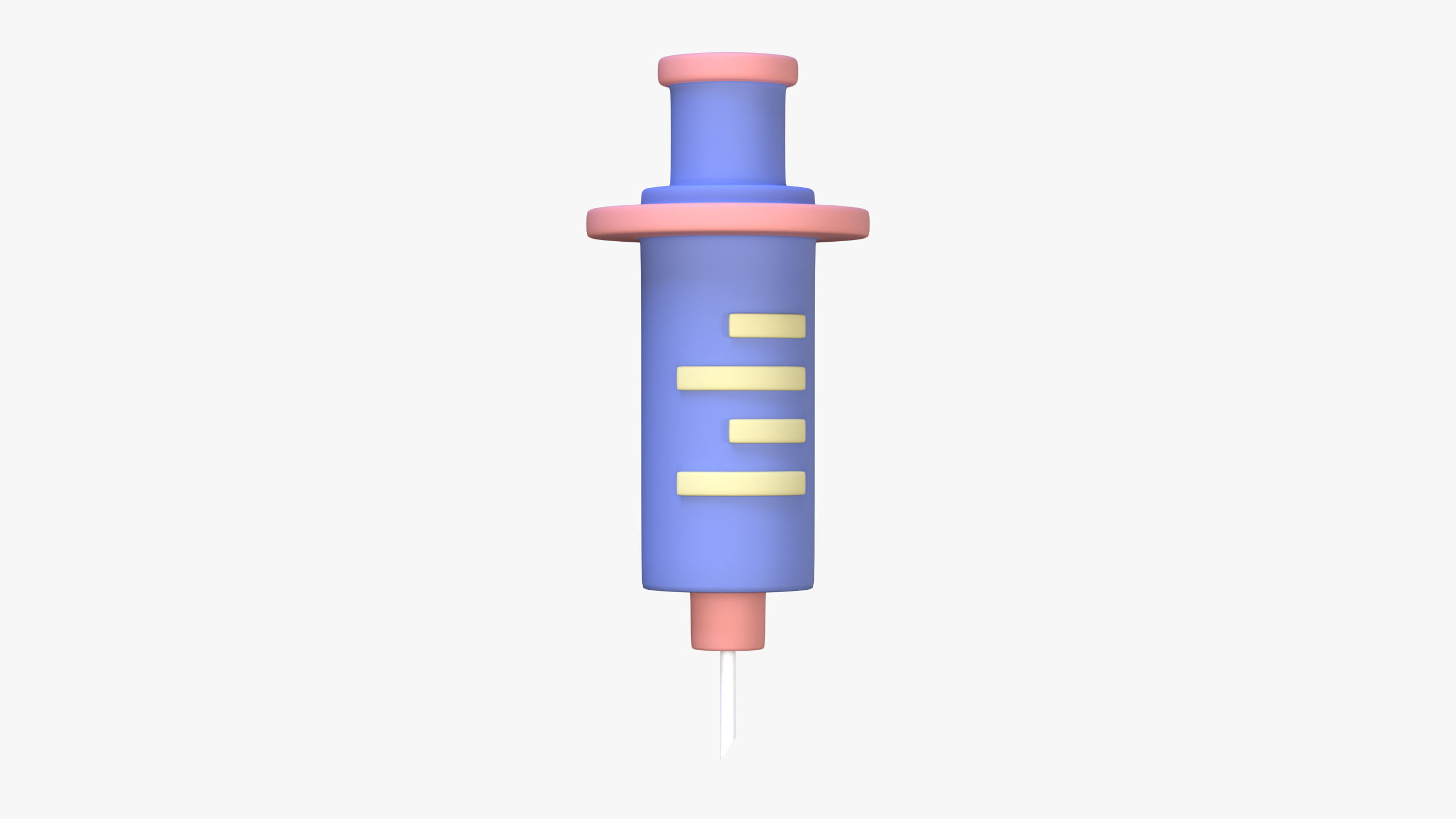 Syringe 3D Icon 3D model_2