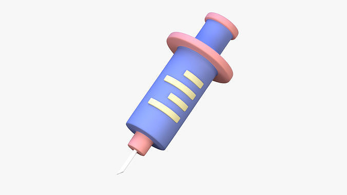 Syringe 3D Icon 3D model