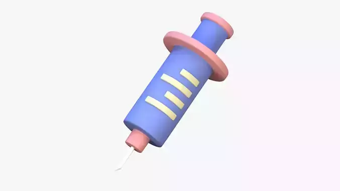 Syringe 3D Icon
