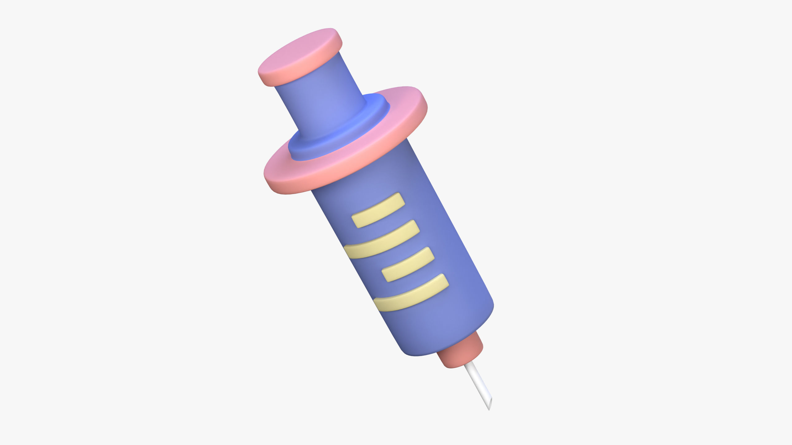 Syringe 3D Icon 3D model_1