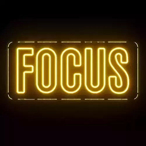 Focus Neon Sign