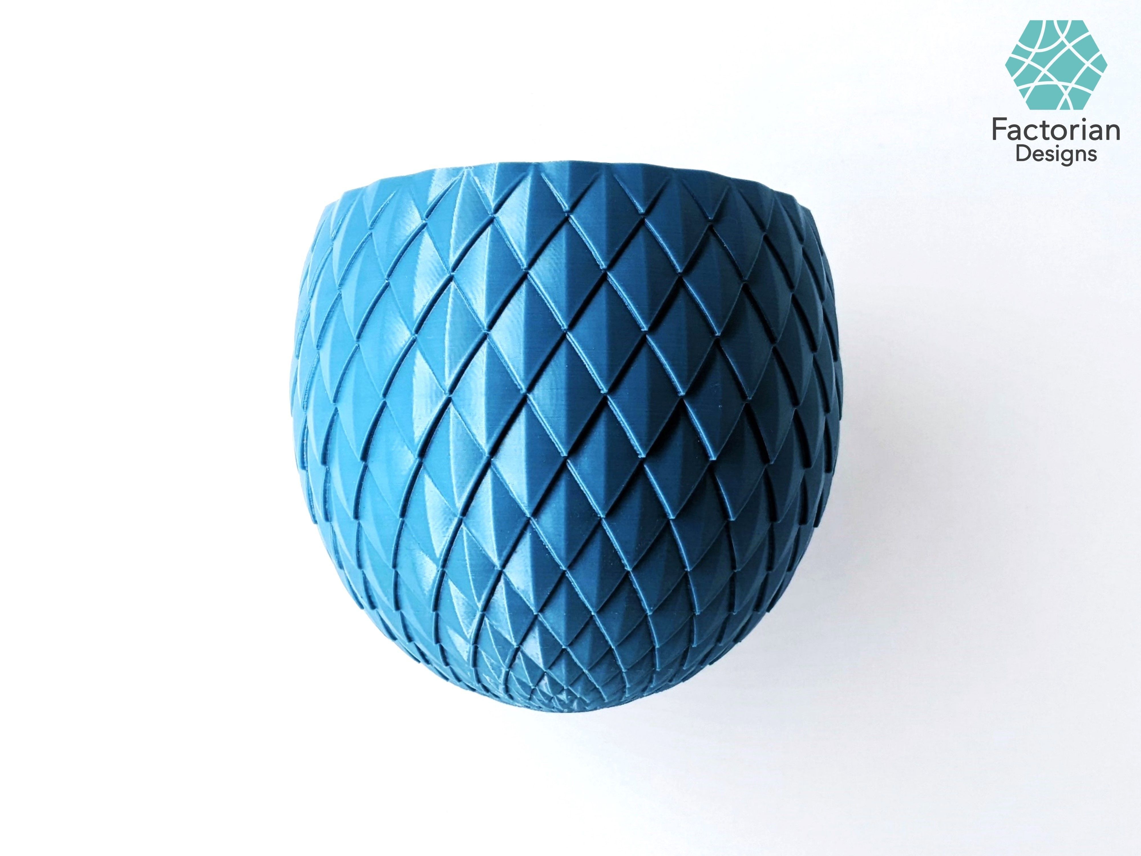 Wall PLANT POT Dragon Egg STL to 3D print Version Blossomscale 3D print model_6