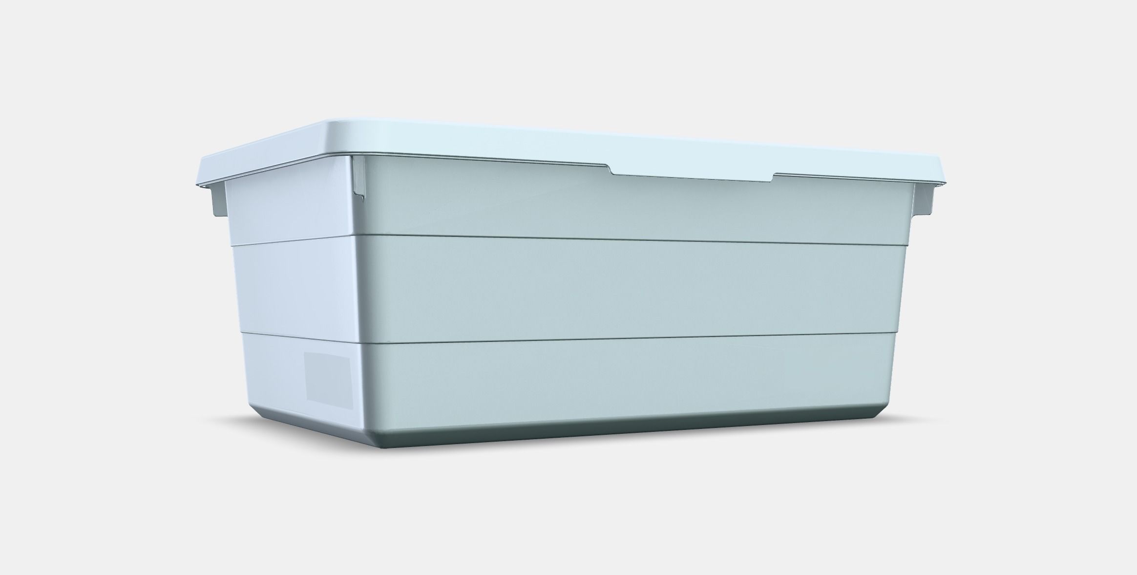 SOCKERBIT Box with lid Low-poly 3D model_9