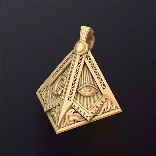 Skull Mason Pendant 3D print model
