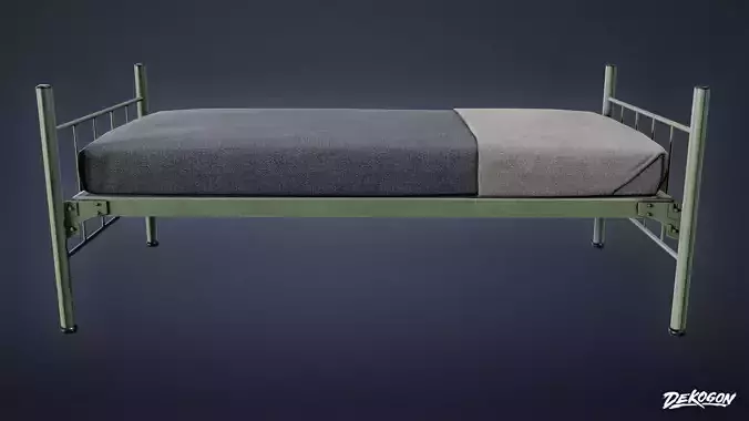 MILITARY - Bed 01 - LOW POLY