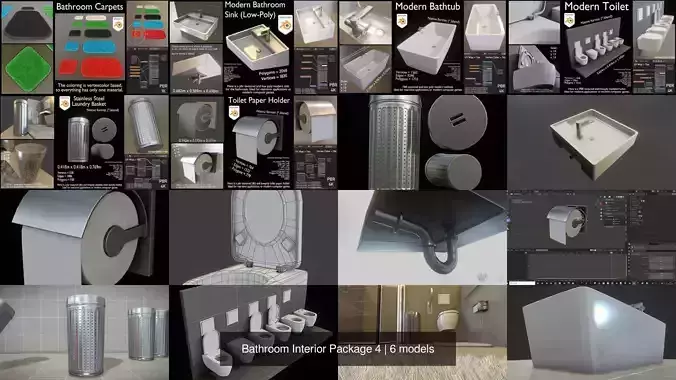 Bathroom Interior Package 4