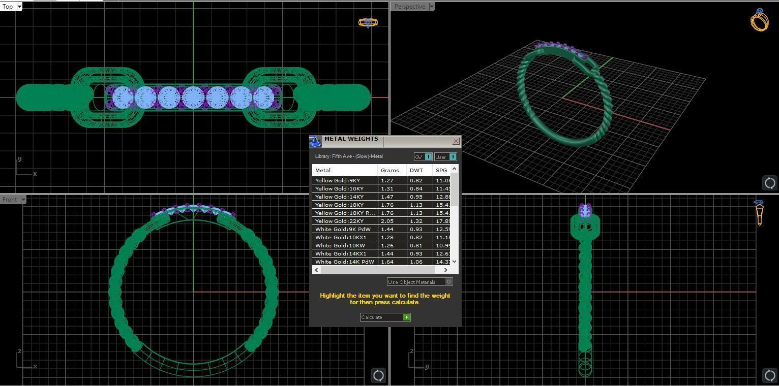 Briaded wedding band ready for 3D print 3D print model_30