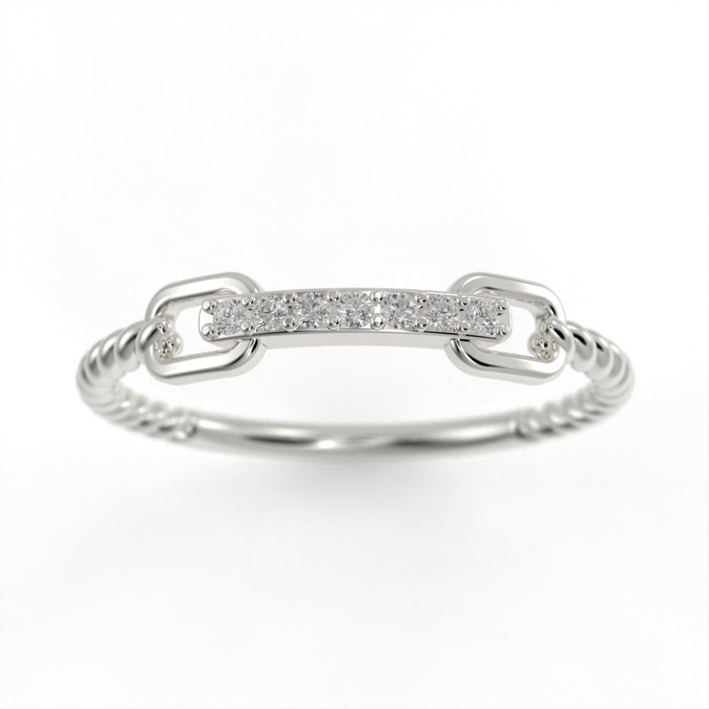 Briaded wedding band ready for 3D print 3D print model_10